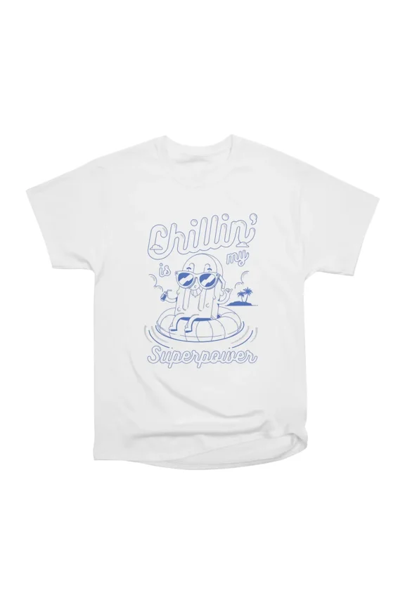Chillin Is My Power T-Shirt Tee Gift For Him Merch For Her Apparel For Friend