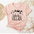thumbnail image 1 of Chillin Like A Villain T-shirt Halloween Shirt Evil Joker Gift Inspired Tee Women's Top Sassy Female Villains Girl Power Shirts Funny Sarcastic, 1 of 3