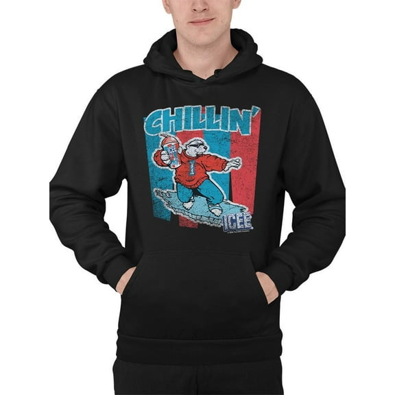 Chillin' Polar Bear - ICEE Retro Graphic Men's Hoodie