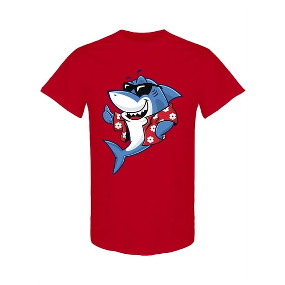 Chillin Shark T-Shirt Men -Image by Shutterstock, Male x-Large