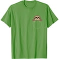thumbnail image 1 of Chillin Sloth Funny Sloth In Your Fake Pocket Graphic Unisex T-Shirt for Men Women Kids Toddler,Lime Color,Size YS, 1 of 5