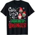 thumbnail image 1 of Chillin With My Childcare Director Gnomies Gnomes Christmas T-Shirt, 1 of 4