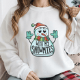 thumbnail image 1 of Chillin With My Snowmies Snowman Holiday Vibe Snowvibes Oversized Sweatshirt, up to size 5XL, 1 of 2