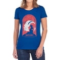 thumbnail image 1 of Chilling Adventures of Sabrina Sabrina and Salem Women's T Shirt, Royal, Medium, 1 of 6