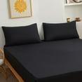 thumbnail image 1 of Chilling Body Pillowcase For Hot Sleepers Night Sweats, Usupdd Breathable Velvet Soft Full-Length Pillowcase 19x29in, Cooling Polyester Pillowcase for All Seasons with Envelope Closure, Black, 1 of 6