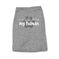 thumbnail image 1 of Chilling W My Human Pet Tank Top  -Smartprints Designs,  Small, 1 of 4
