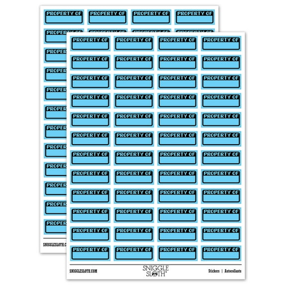 Chillingly Great Work Penguin Teacher Student School Sticker Set - Light Blue - Gloss Finish - 1.25" Mini
