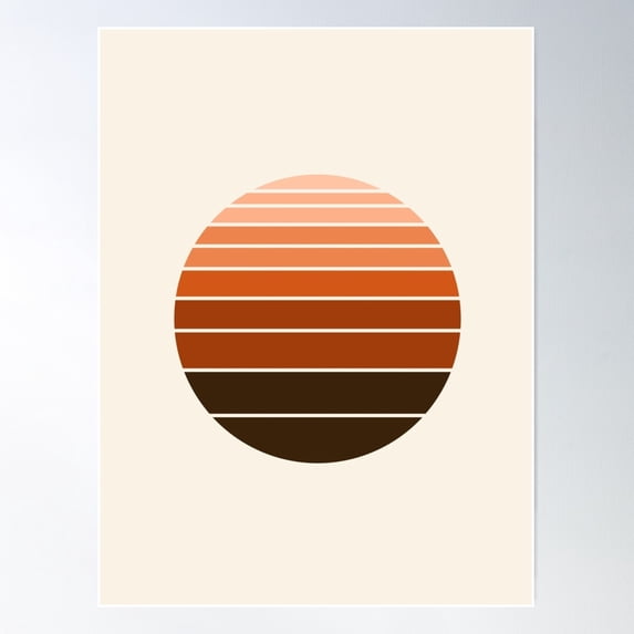Chilln' 70S Vibes Retro Throwback Minimalist 1970'S Circle For Living ...