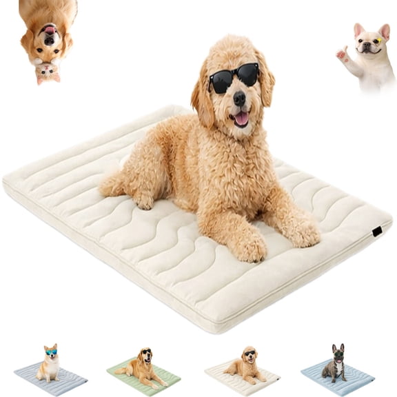 Chillpaws Cooling Mat, Chillpaws Cooling Mat for Dogs, Contact-Cooling Design—soft and Durable, Multi-layered Structure and Easy to Maintain, Machine-Washable and Portable, Suitable for Dogs