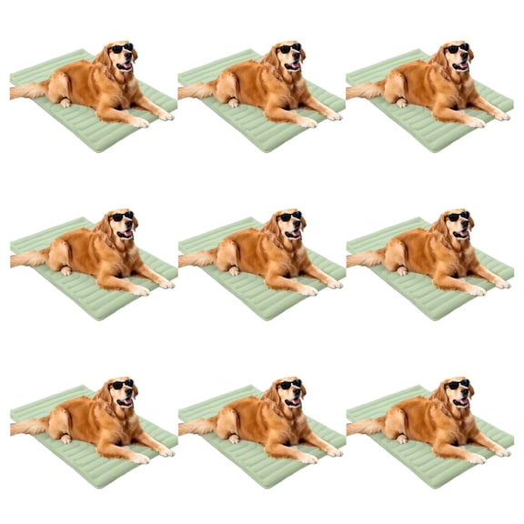 Chillpaws Cooling Mat for Dogs, Double-Sided Breathable Pet Cooling Pad, Portable Washable Non-Slip Dog Cooling Bed, Gel-Free Cooling Mat for Dogs & Cats, Indoor, Crate, Sofa & Travel