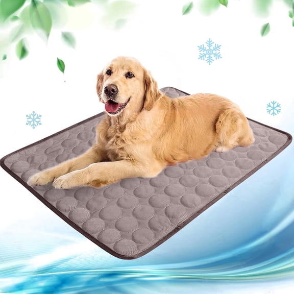 Chillpaws Cooling Mat, Pet Cooling Mat for Dogs Cats Summer Pet Bed Self Cooling Blanket Breathable Rest Pad 70x56cm Blue