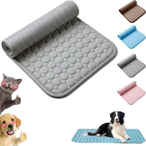 Chillpaws Cooling Mat for Dogs, Self-Cooling Ice Silk Pet Pad for Dogs, Indoor Outdoor Use