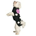 thumbnail image 1 of Chilly Dog Black Flower Polka Dot Dog Skirt XX Small, 1 of 1
