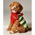 thumbnail image 1 of Chilly Dog Christmas Elf Dog Sweater - Red / Green, 1 of 1