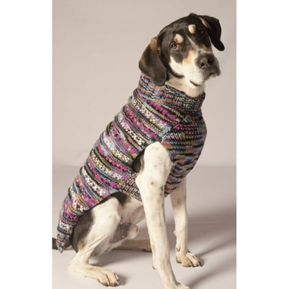 Chilly Dog Woodstock Dog Sweater - Purple