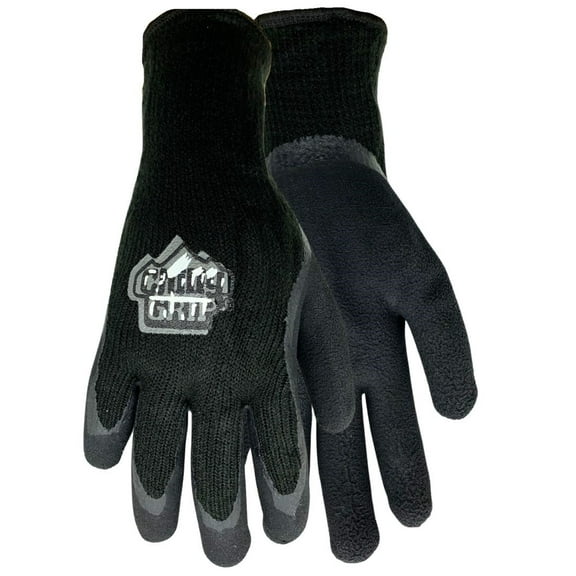 Chilly Grip A314 Foam Latex Glove, Black, Size Medium, Sold by Pair
