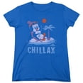 thumbnail image 1 of Chilly Willy Chillax S/S Women's T-Shirt Royal Blue, 1 of 1