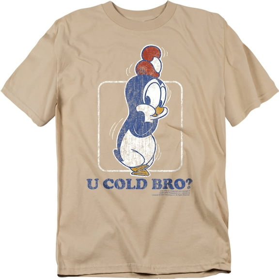 Chilly Willy U Cold Bro Unisex Adult T-Shirt, Sand, 3X-Large
