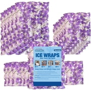 Chillz Reusable Ice Wraps 20 Pack Purple Floral