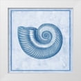 thumbnail image 1 of Chilton, Sarah E 15x15 White Modern Wood Framed Museum Art Print Titled - Blue Nautilus D, 1 of 4