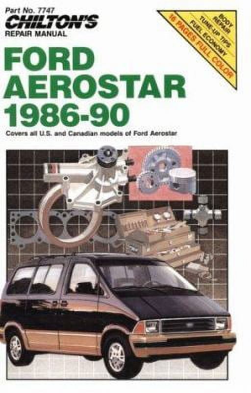 Chilton's Repair Manual : Ford Aerostar 1986-1990