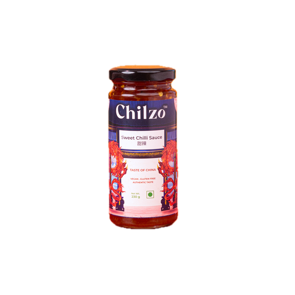 Chilzo Sweet Chili Sauce, 8.11 oz Bottles (Pack of 2)