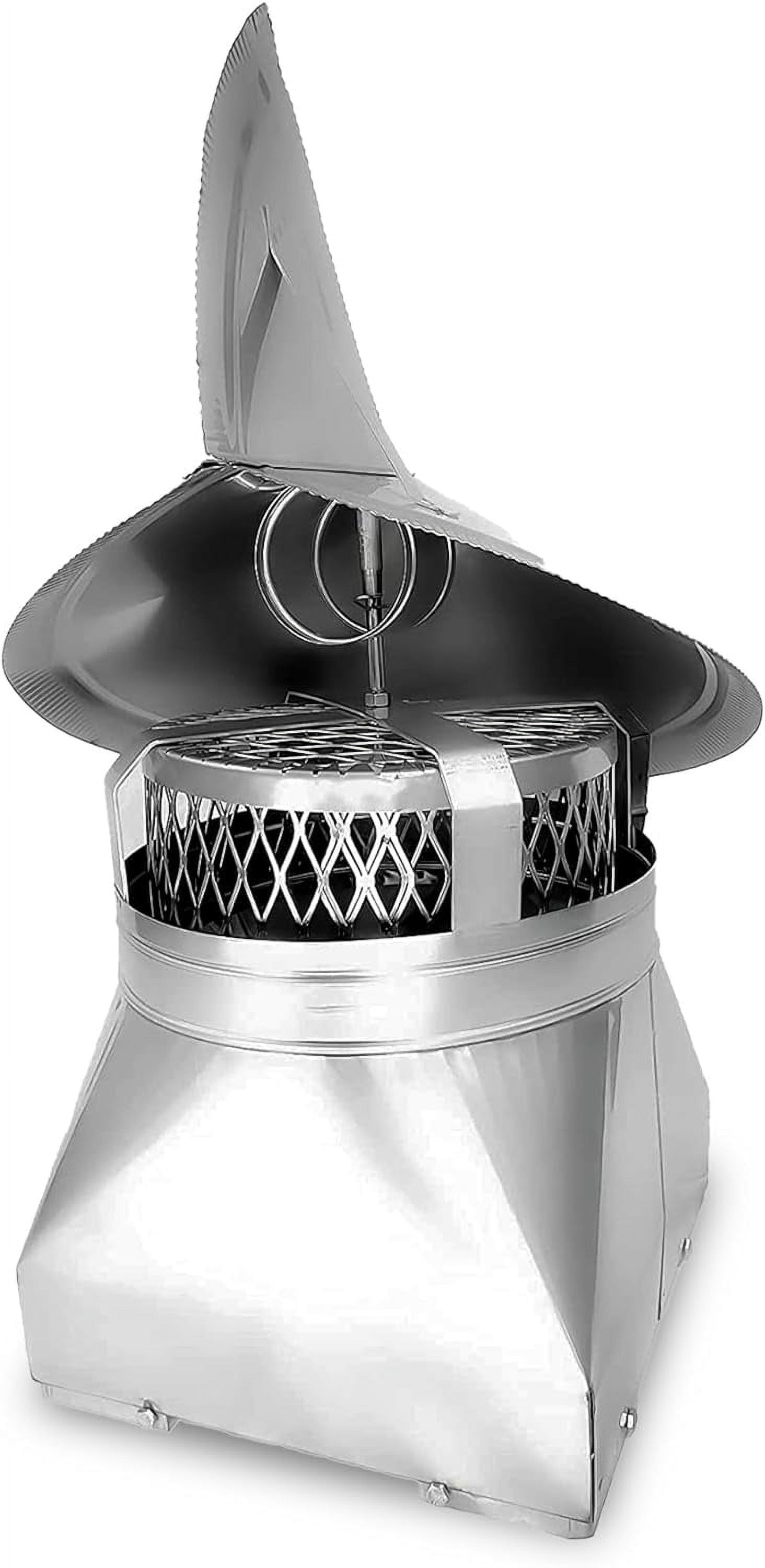 Chimcare Chimney Caps Wind Directional Chimney Cap, Stainless Steel Chimney Cap for Single
