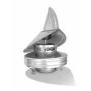 Chimcare Wind Directional Chimney Cap - 6 in Round, Air-Cooled, Rotating, Double and Triple Wall, USA Made