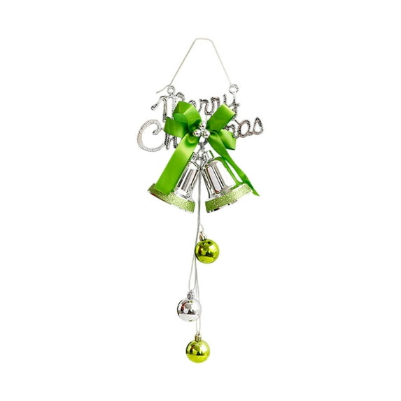 Chime Pendant Christmas Door Hanging Ornament with Clear Ringing Sound, Handcrafted Finish and Elegant Hanging Rope for Seasonal Decor, Versatile for Home or Shop Display