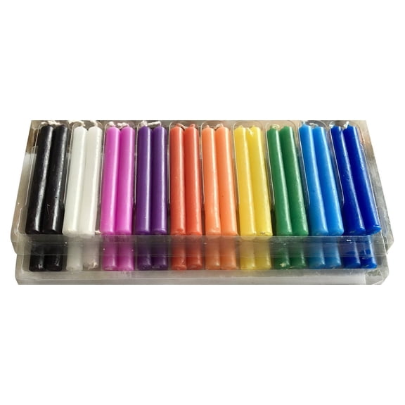 Chime Spell Candles, Set of 40 (4 of Each Color)