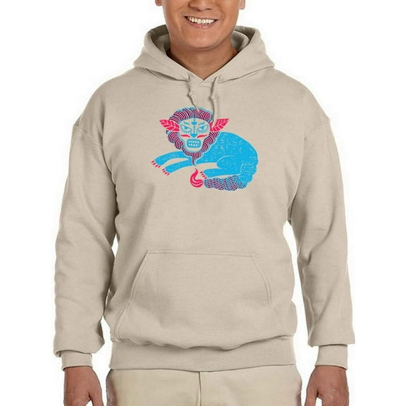 Chimera Stencil Art Hoodie Men -Image by Shutterstock, Male 5X-Large