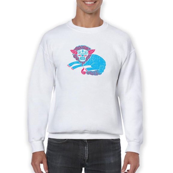 Chimera Stencil Art Sweatshirt Men -Image by Shutterstock, Male Medium