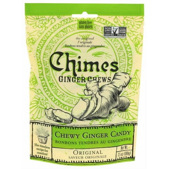Chimes Ginger Chew Original 3.5 oz (Pack of 12)