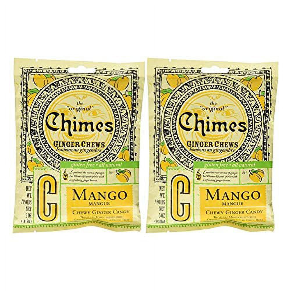 Chimes, Ginger Chews, Mango, 5 oz (141.8 g)