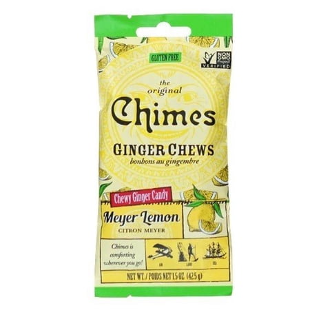 Chimes Ginger Chews Meyer Lemon Ginger Chew