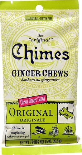 Chimes Chewy Candies: Original Ginger Chews, 1.5 Oz - Walmart.com