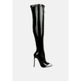 thumbnail image 1 of Chimes High Heel Patent Long Boots, 1 of 10