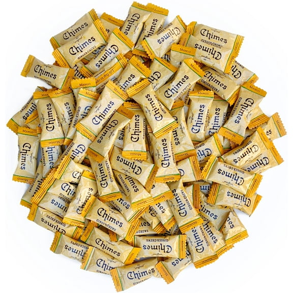 Chimes Mango Ginger Chews, BCF26 1lb Bag