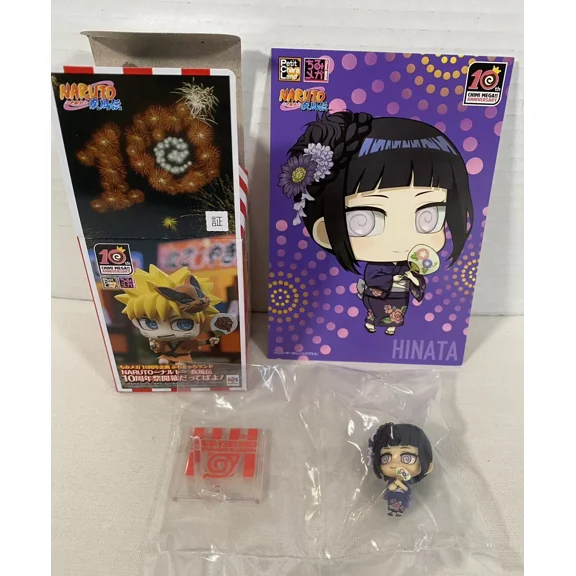 Chimi Mega Petit Chara NARUTO Shippuden 10th Anniversary Mini Figure Hinata A