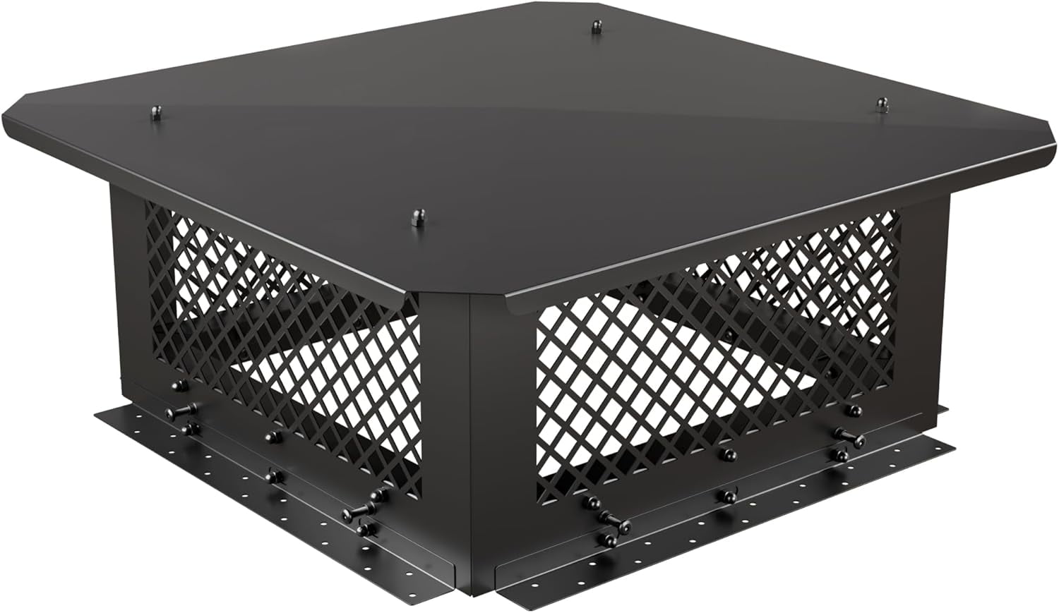 Chimney Cap 19x19 Cover Square: All Weather Chimney Caps for Outside ...
