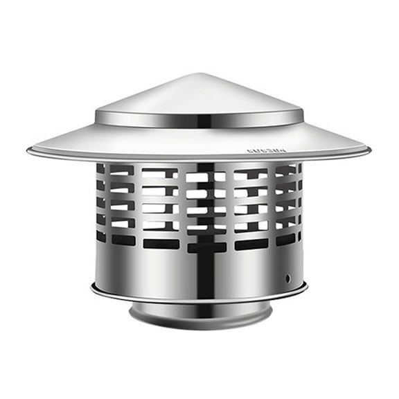 Chimney Cap,Roof Vent Cap,Chimney Caps For Outside,Roof Vents For Metal Roofs,Chimney Caps For Outside,Stainless Steel Chimney Cover With Screen For Chimney Stovepipe Finial(2.95 Inch)