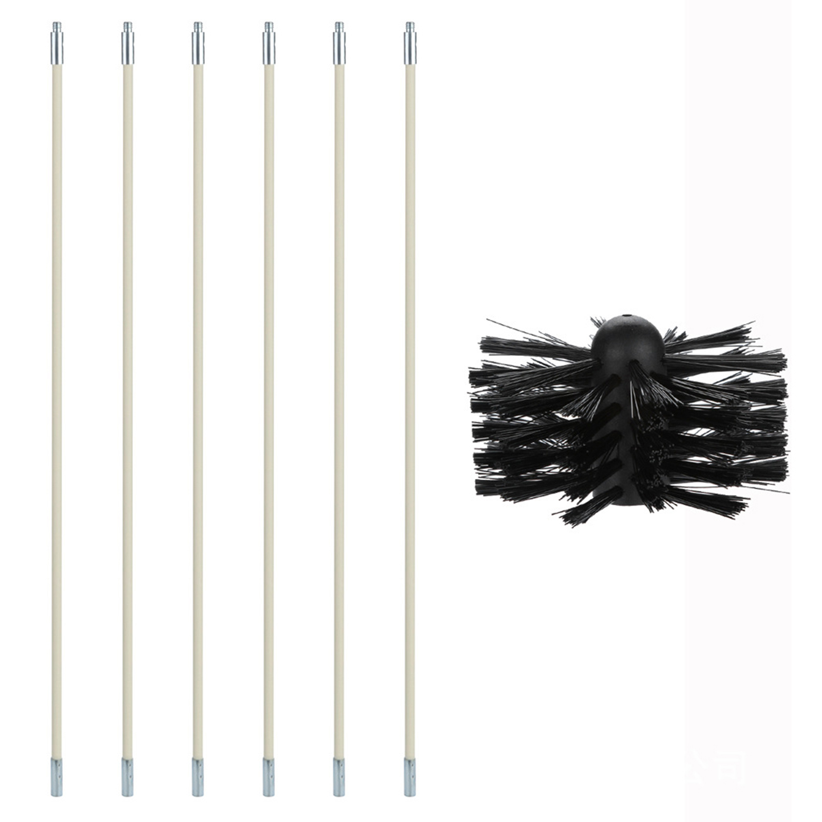 Chimney Cleaner Brush Kit Easy To Assemble And Disassemble Suitable For