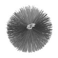 Chimney Cleaning Brush for Fireplace Flue Pipe with Steel Wire Bristles