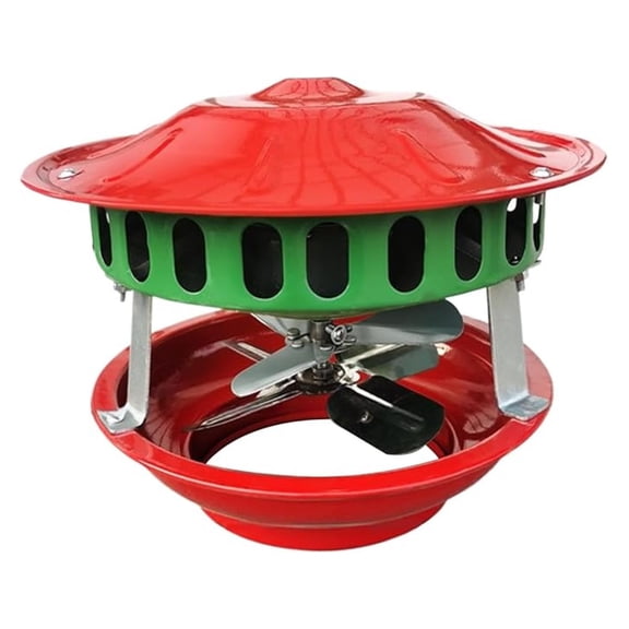 Chimney Exhaust Fan 80W Quiet Fireplace Fan 7 Blade Dustproof Duct with Inner Dia. 4.9-7.9" Chimney Smoke Evacuator for Pipe Country House Bungalow