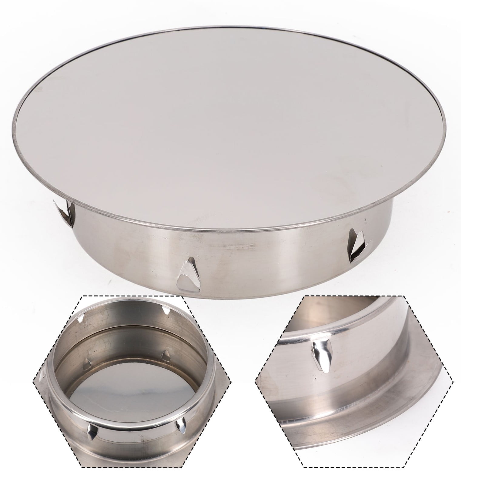 Chimney Hole Cover Stove Pipe Cover Chimney Cover Stainless Steel Stove