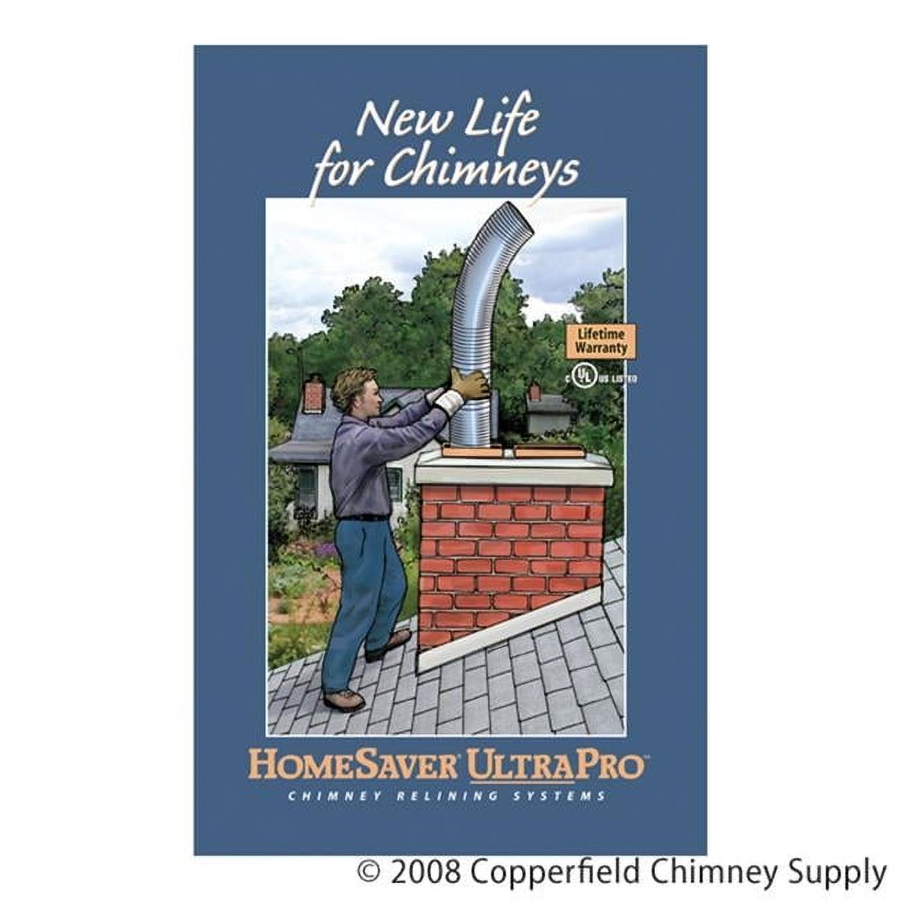 Chimney HomeSaver Ultrapro Reline Brochure 100 Pack