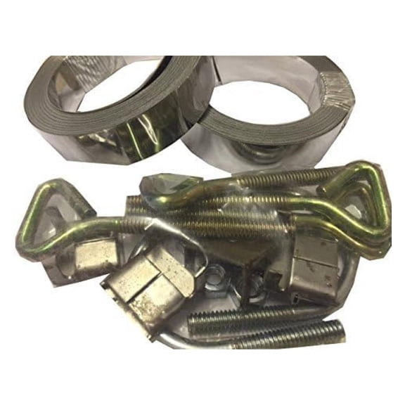 Chimney Mount Repair Kit - 36' Stainless Steel Straps & Hardware Only