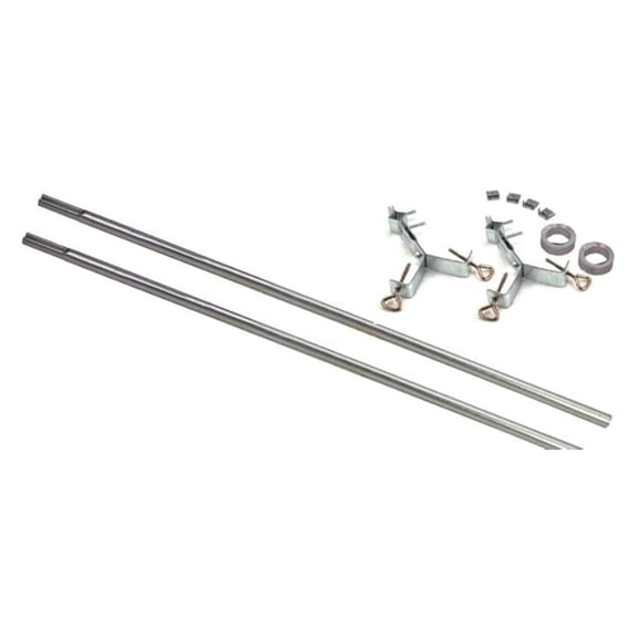 Chimney Mount and Antenna Mast Extension Bundle, 9.5 ft