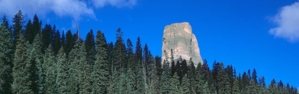 Chimney Peak in Uncompahgre National Forest Ridgeway Colorado Canvas Art - Panoramic Images (36 x 12)