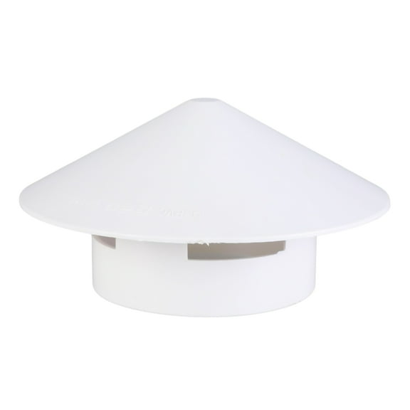 Chimney Rain Caps PVC Breathable Vents Cover for 110mm Pipes and Roof Exhaust Protection